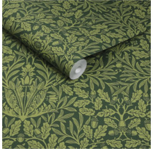 Tapetrulle med ekbladsmönster