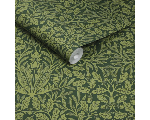 Tapetrulle med ekbladsmönster