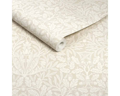 Tapetrulle med eklövsmönster