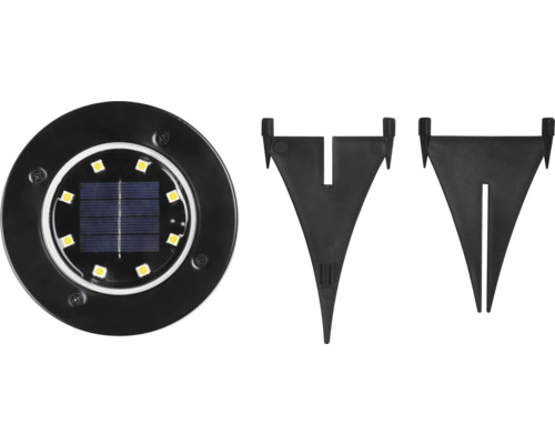 Solcellslampa med markspjut