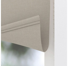 Rullgardin i textil för fönster, upprullad