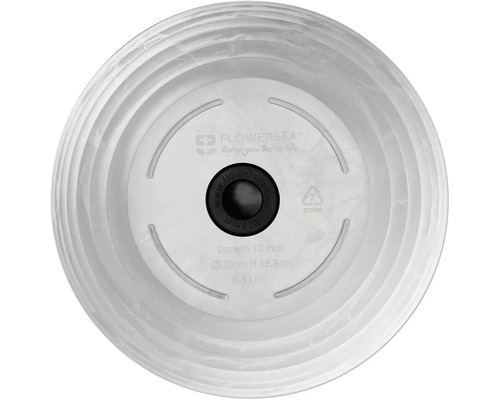 Blomfat av plast, 26 cm diameter