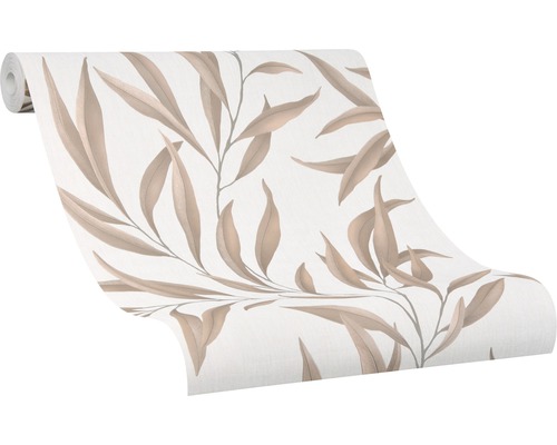 Tapetrulle med bladmönster