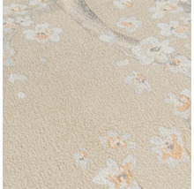 Närbild av en tapet med blommönster