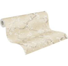 Tapetrulle med blommönster