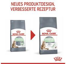Två förpackningar Royal Canin Digestive kattmat med ny produktdesign och förbättrat recept