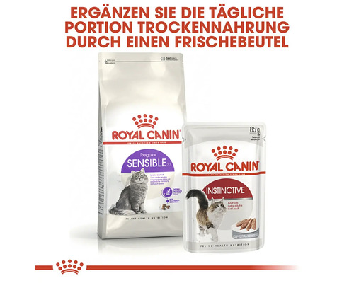 Royal Canin Sensible 33 torrfoder och Instinctive våtfoder för katter