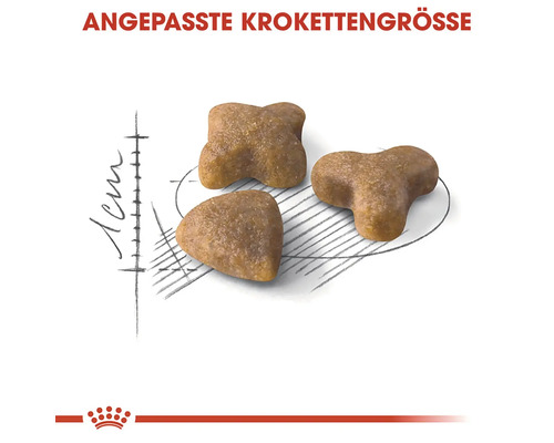 Tre bitar kroketter med anpassad kroketstorlek