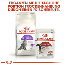 Royal Canin Sensible 33 torrfoder och Royal Canin Instinctive våtfoder för katter