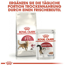 Royal Canin torrfoder och färskfoderpåse för katter