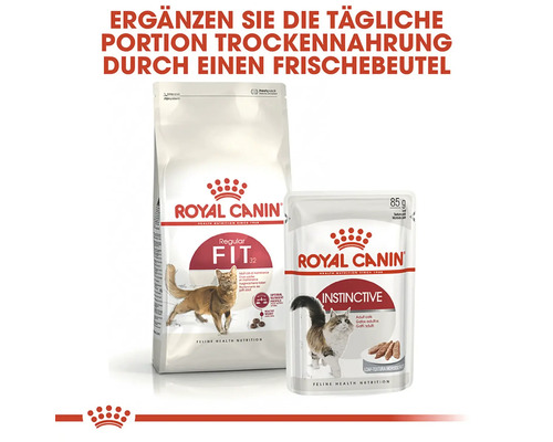 Royal Canin torrfoder och färskfoderpåse för katter