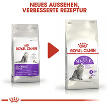 Två förpackningar Royal Canin Sensible 33 kattmat med nytt recept