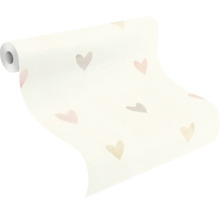 Tapetrulle med hjärtmönster