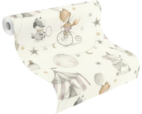 Tapetrulle med djurmotiv