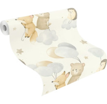 Tapetrulle med djurmotiv och stjärnor