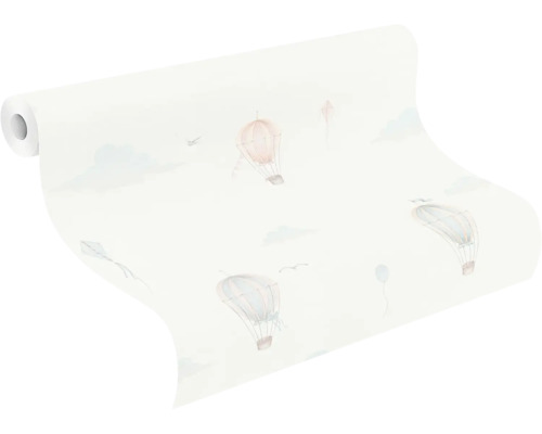 Tapetrulle med mönster av varmluftsballong