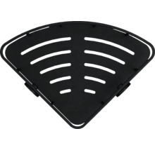 Hörnhylla med avrinningsspår för duschredskap