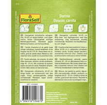 Fröförpackning för morot Darina Daucus Carota