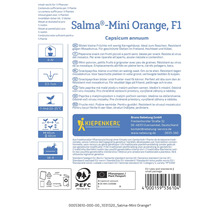 Förpackning för Salma Mini Orange F1 paprikafrön