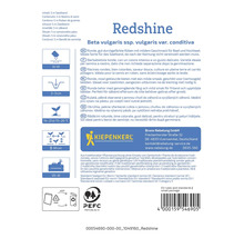 Planteringsband rödbeta Redshine med odlingsanvisningar