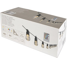 Förpackning med LED-ljusslinga, 10 lampor, solcellsdriven