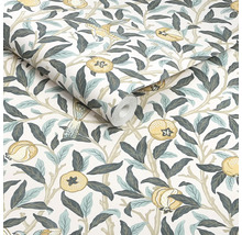 Tapetrulle med fågel- och granatäpplemönster