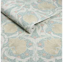 Tapetrulle med blommönster