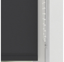 Mörkgrå rullgardin med kedjedrag för fönsterdekoration