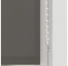 Grå rullgardin med manöverkedja