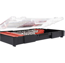 Borrsats i öppen väska