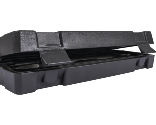 Öppen verktygslåda av plast