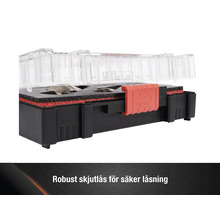 Frässtiftar i förvaringsväska