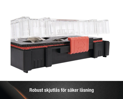 Frässtiftar i förvaringsväska