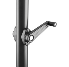 Vevemekanism för ett parasoll för enkel användning