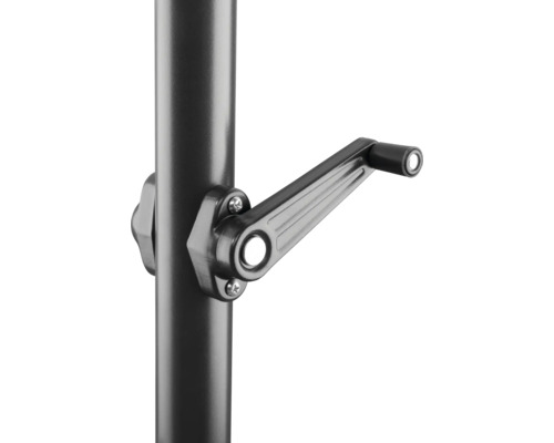 Vevemekanism för ett parasoll för enkel användning