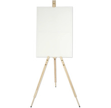 Staffli med duk för konstnärsmaterial