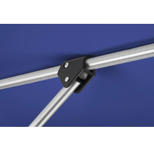 Detaljbild av anslutningsstycket på ett lusthus