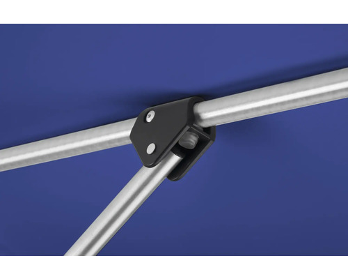 Detaljbild av anslutningsstycket på ett lusthus