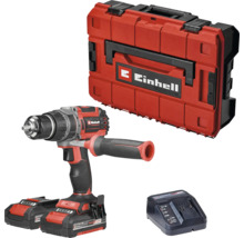 Einhell batteridriven skruvdragarsats med väska, laddare och två batterier