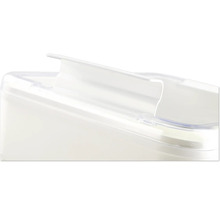 Förvaringsbehållare med doseringshjälp