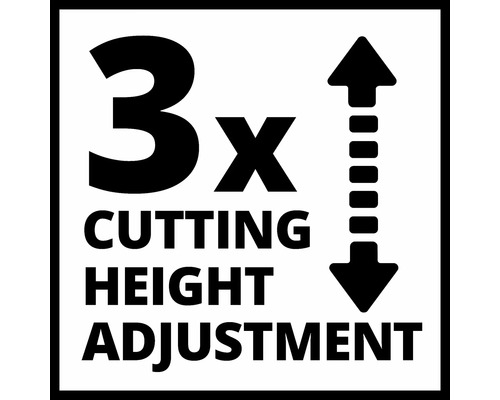 3x klipphöjdsjustering