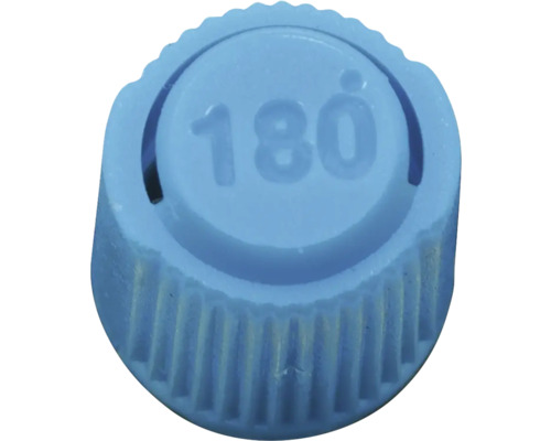 Plastlock med inskriptionen 180 grader