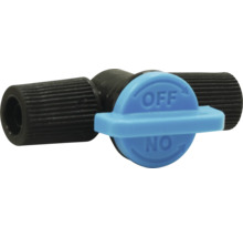 Bevattningsdetalj med avstängningsventil