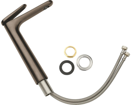 Tvättställsblandare med anslutningsslangar och tätningar