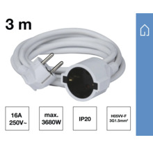 Förlängningskabel med en längd på 3 meter
