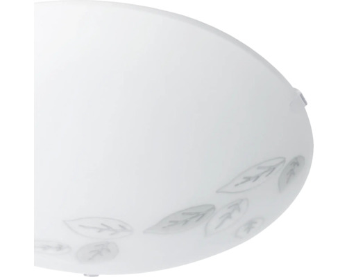 Taklampa med bladmönster