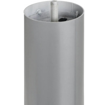 Möbelben i metall med gänga