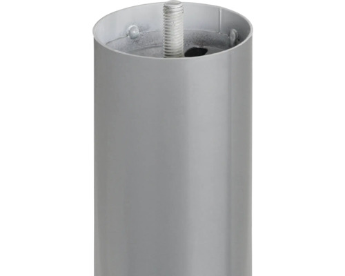 Möbelben i metall med gänga