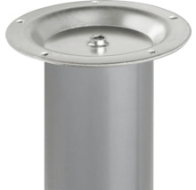 Möbelben i metall med monteringsplatta