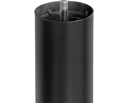 Möbelben i metall med gänga